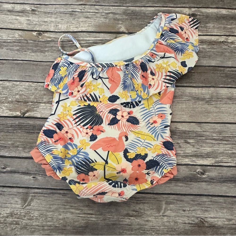 Rufflebutts floral swimsuit - Picture 3 of 6